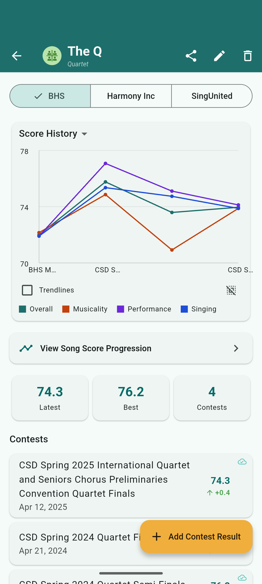 Score Arcs screenshot 2